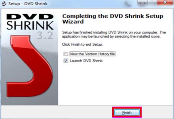 英語版DVD Shrinkインストール完了