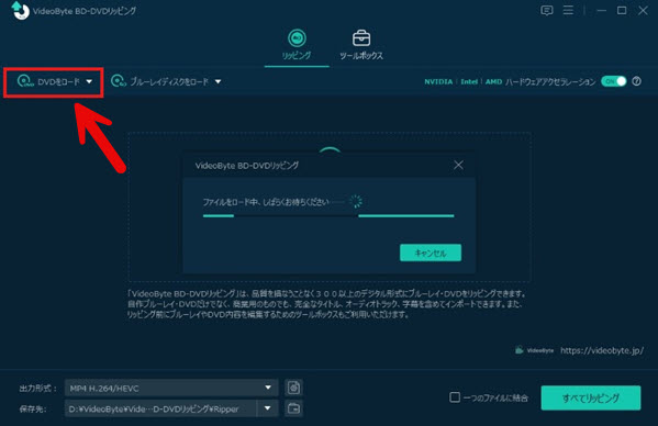 VideoByte BD-DVDリッピングでdvdコピーガードを解除