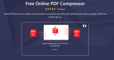 PDFファイルをアップロード