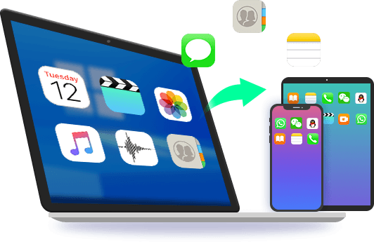 データをiOSデバイスに転送