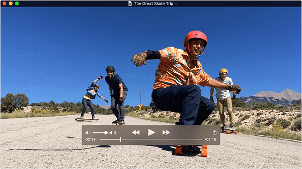 QuickTime Playerでの再生